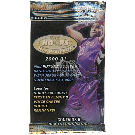 2000 01 Fleer Hoops Hot Prospects Basketball Hobby Pack Steel City