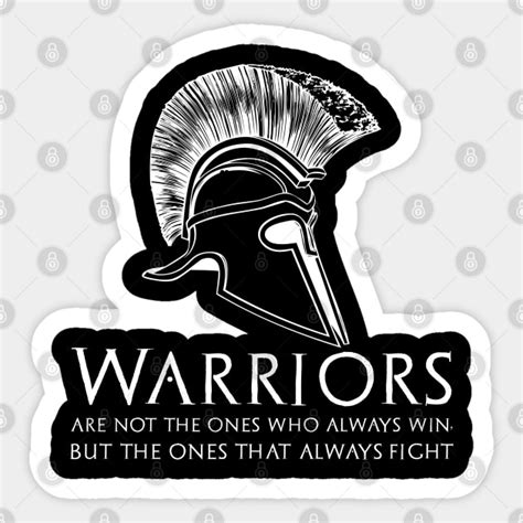 Inspirational Motivational Quote Warriors Are Not The Ones Who