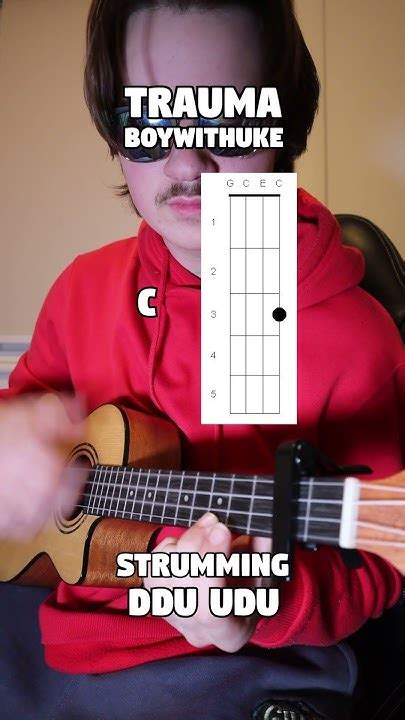 Trauma Boywithuke Ukulele Tutorial Shorts Youtube