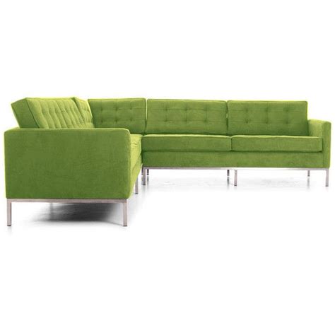 Franklin Mid Century Modern Green Corner Sectional (3 piece) ($3,112 ...