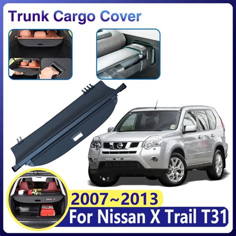 Багажник для Nissan X-Trail T31 2007 ~ 2013 MK2 X Trail, занавески для ...