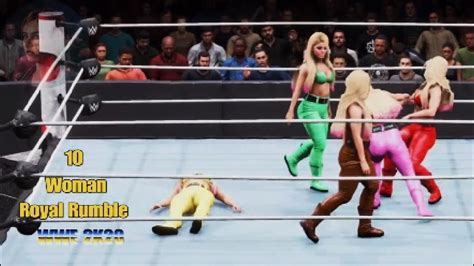 Wwe K Woman Royal Rumble Alexa Bliss Bra Leather Pants Match