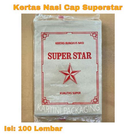 Jual Kertas Nasi Cap SUPERSTAR Shopee Indonesia