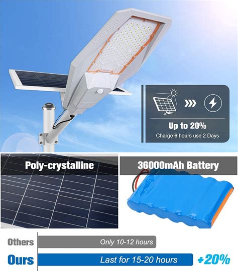 300w Solar Street Light Outdoor Street Solar Lights Dusk To Dawn High