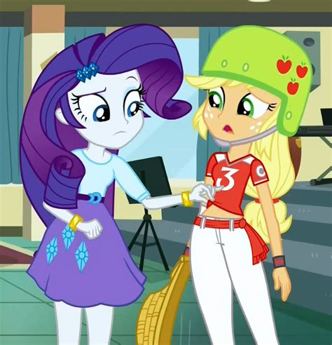 Safe Screencap Applejack Rarity Equestria Girls