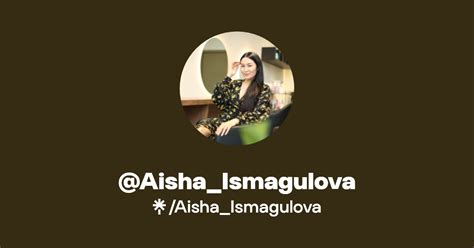 Aisha Ismagulova Instagram Tiktok Linktree