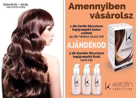 Deluxe Fodr Szkell K Akci Doboz Keratin Structure Haj Jra P T