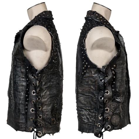 Dread Skull And Bones Custom Vest Wornstar Custom Leather Jackets