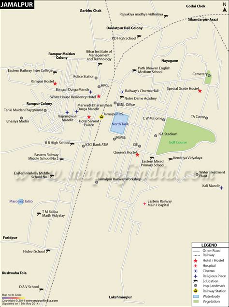 Jamalpur City Map