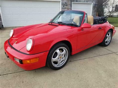 Gorgeous Guards Red Porsche 964 Cabriolet 5SP With Tons of Documentation XMAS!! - Classic ...