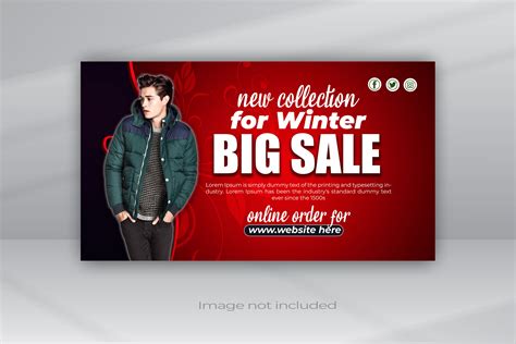 Winter Sale Banner Template Graphic by VMSITCreative Fabrica
