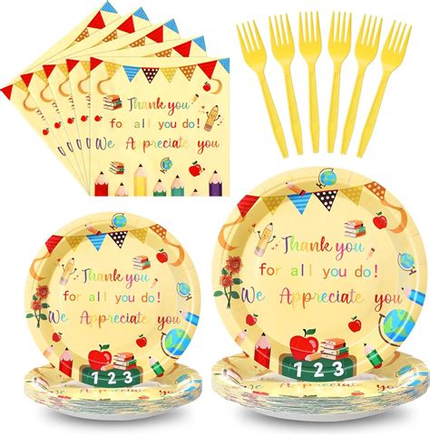 Amazon Geyoga 96 Pcs Employee We Appreciate You Paper Plate And