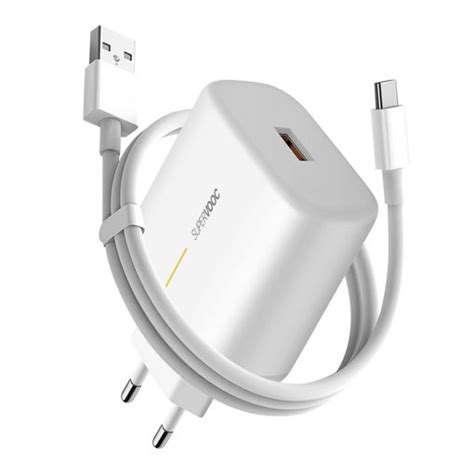 Cargador Usb Oppo Supervooc 65w Con Cable Usb A Usb C Modelo Vca7gach