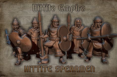 STL file Hittite Empire Army Pack (+40 models). 15mm and 28mm pressupported STL files. 🇪🇬・3D ...