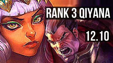 QIYANA Vs DARIUS TOP Rank 3 Qiyana 900 Games 1 1M Mastery