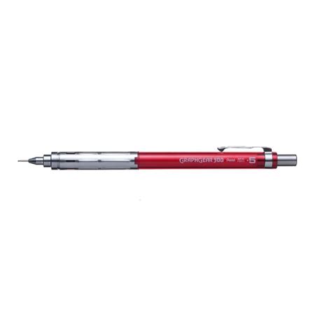 Lapiseira Pentel Graphgear 300 PG315 0 5mm Vermelha Submarino