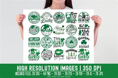 St Patricks Day Bundle Svg Saint Patricks Day Cut Files By