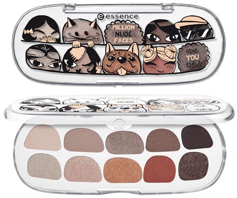 Essence Million Nude Faces Eyeshadow Palette Paleta Cieni Do Powiek