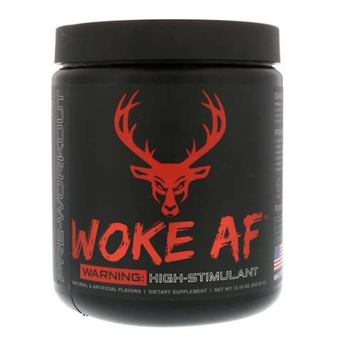 Bucked Up Woke Af Pre Workout Blood Raz 1243 Oz 35253 G Iherb