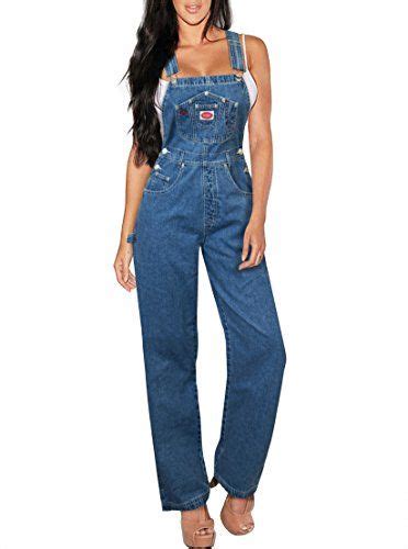 Revolt Revolt Womens Classic Bib Overalls Olive Khaki And Denim