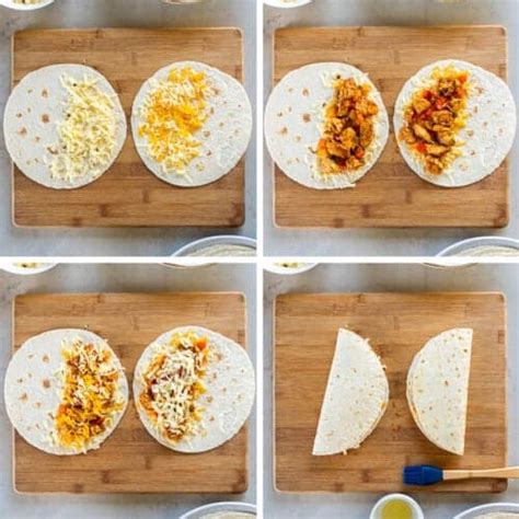 Chicken Fajita Quesadillas Valerie S Kitchen