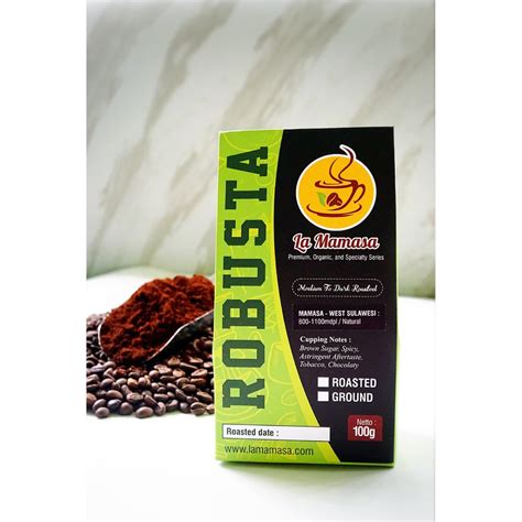 Jual La Mamasa Robusta Ground Kopi Bubuk Gr Shopee Indonesia