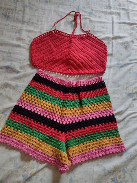 Conjunto De Short E Cropped Elo7 Produtos Especiais