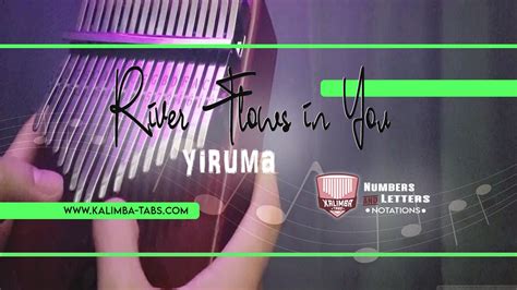 River Flows In You Kalimba Tabs Easy Kalimba Chords Number And Letter