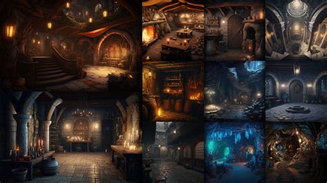 ArtStation - 101 Fantasy Dungeon Illustration Pack (More Than 8K Resolution) | Artworks