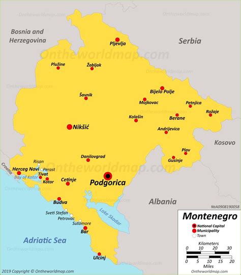 Montenegro Map | Discover Montenegro with Detailed Maps