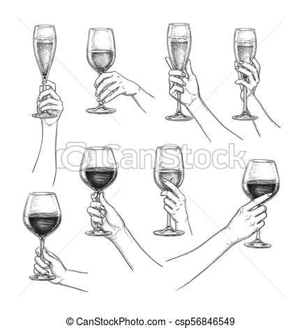 Hand Holding Wine Glass Google Search Wine Glass Drawing Drawings