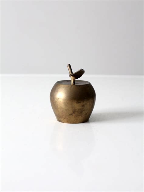 Vintage Brass Apple Bell Shop Thrilling