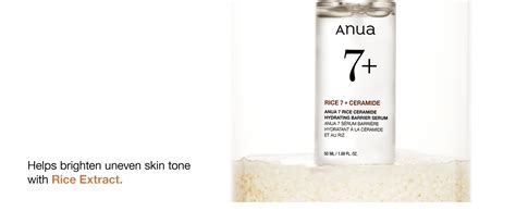 Amazon Anua Rice Ceramide Hydrating Barrier Serum Brightening