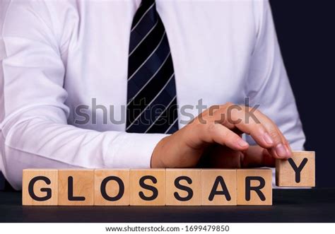 Man Made Word Glossary Wooden Blocks Stock Photo 1699479850 Shutterstock