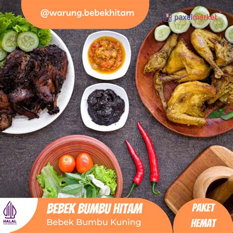 Paket Trial 2 Menu Bebek Bumbu Hitam Madura Bebek Bumbu Kuning