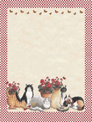 Cat Theme Paper - Cat Paper with Theme | Posies