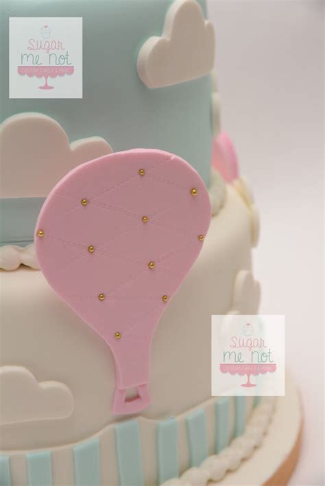 Hot Air Balloon Baby Shower Cake