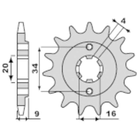 Pbr Pbr Steel Standard Front Sprocket Gt Comet Gt R Gv