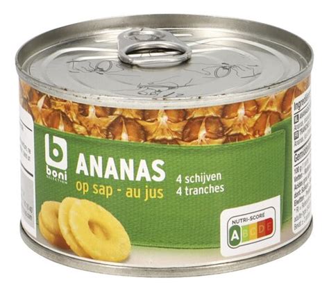 Boni Ananas Tranches Au Jus Colruyt