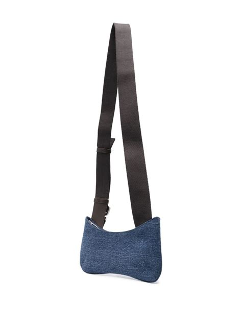 Jacquemus Le Bisou Gros Grain Denim Crossbody Bag Farfetch