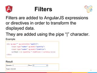 Angularjs Filters Ppt