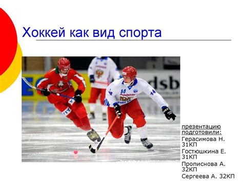 Хоккей как вид спорта - презентация онлайн