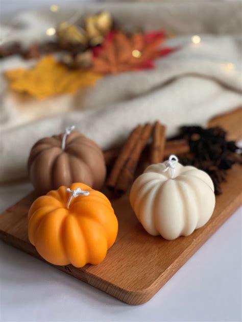 Pumpkins Pumpkin Candle Pumpkin Scented Candle Autumn Candles Soy Wax