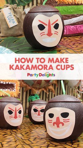 If You Re Throwing A Moana Party Then These Kakamora Cups Are A Must They Re So Easy To Make