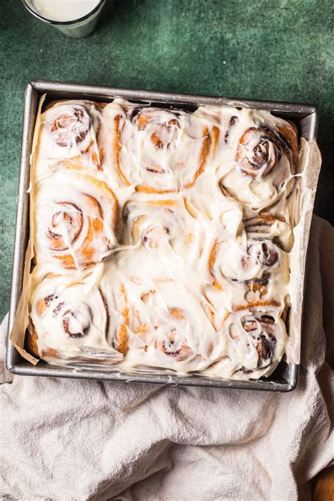 Overnight Brioche Cinnamon Rolls With Cream Cheese Home Cooking