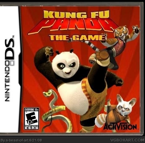 Kung Fu Panda The Game Nintendo DS Box Art Cover by a-beast-of-art