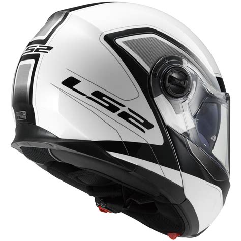 Ls2 Strobe Ff325 Civik White/black LS2-503252002 Modular Helmets ...