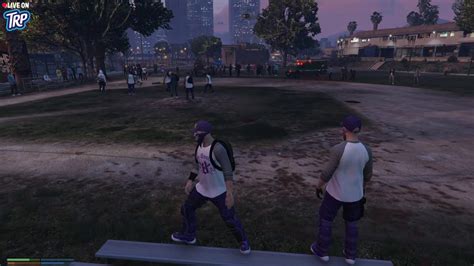 Twitch Rp Baseball Game Eastside Ballas Vs Fingles Crew Trp Gta Rp