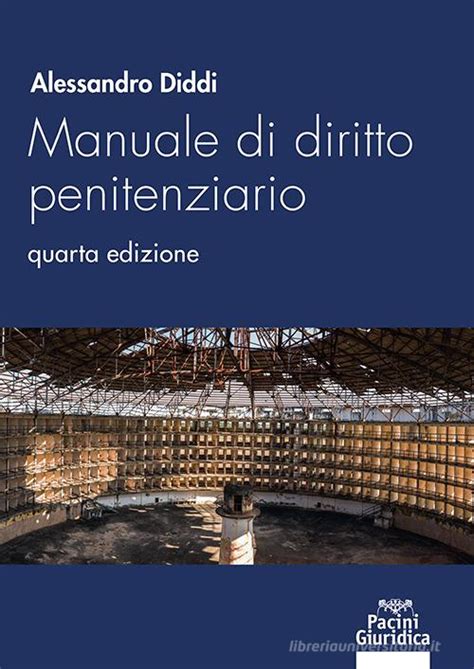 Manuale Di Diritto Penitenziario Di Alessandro Diddi Ean