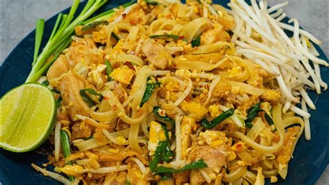 PAD THAI Recette Thaïlandaise Nouilles Sautées Étape Par Étape